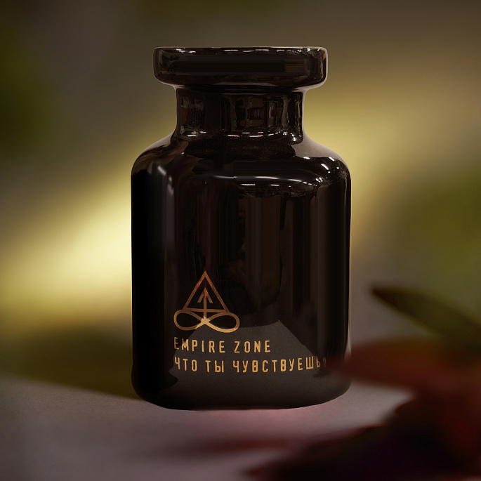 картинка Керамическая ваза Empire Zone "Flores" черная гладкая от магазина EMPIRE ZONE 