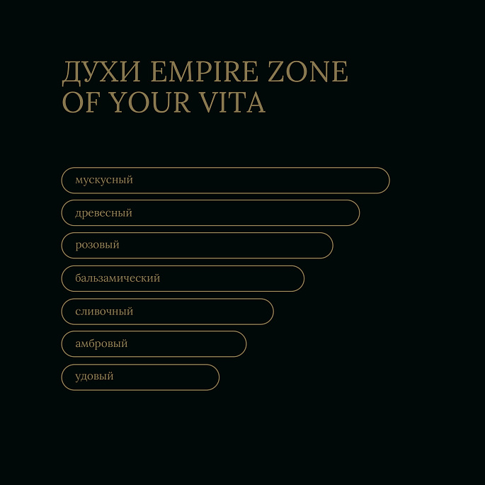 картинка Духи Empire Zone of your Vita от Zone