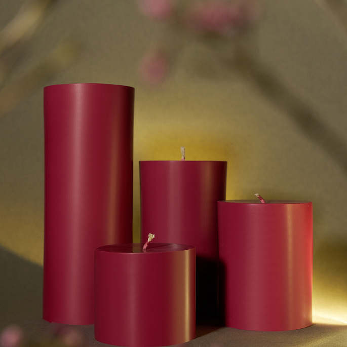 картинка Свеча Zone Interior Line (Burgundy) L от магазина EMPIRE ZONE 