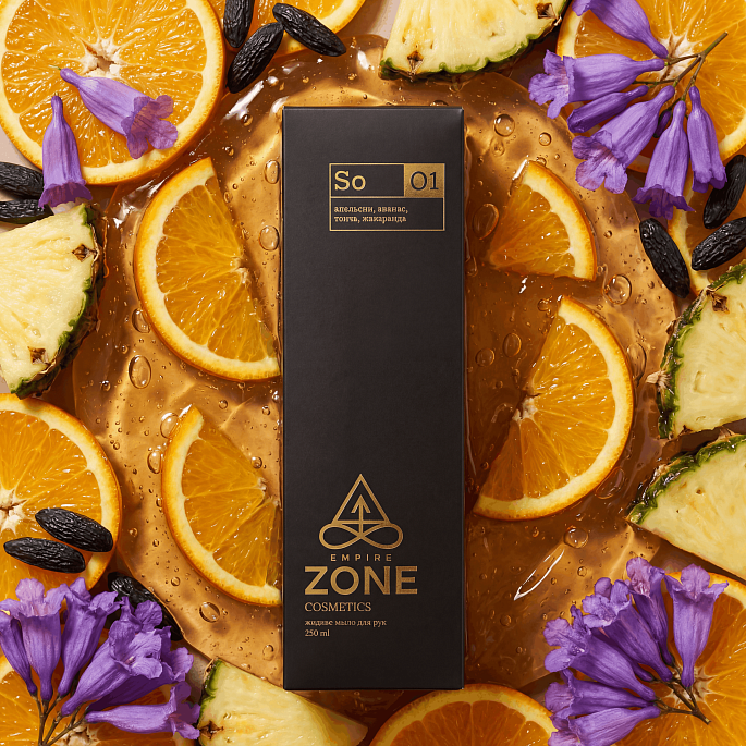 картинка Жидкое мыло для рук Empire Zone cosmetics 01 от магазина EMPIRE ZONE 