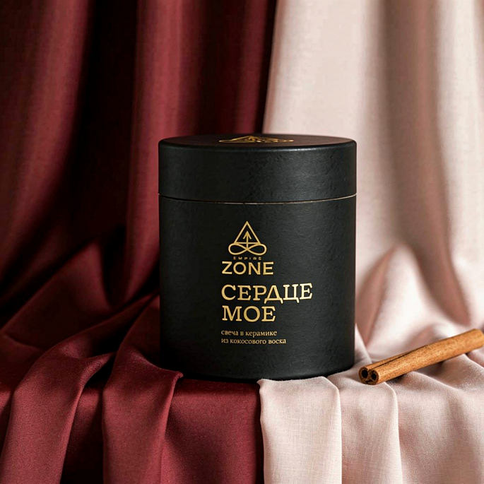 картинка Свеча в керамике Zone Interior Line "Сердце мое" от магазина EMPIRE ZONE 