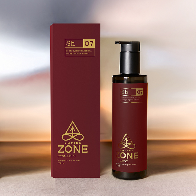 Каталог Шампунь для жирных волос Empire Zone cosmetics 07 от магазина EMPIRE ZONE