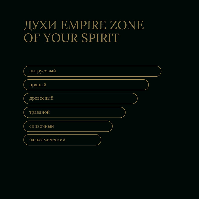 картинка Духи Empire Zone of your Spirit от Zone
