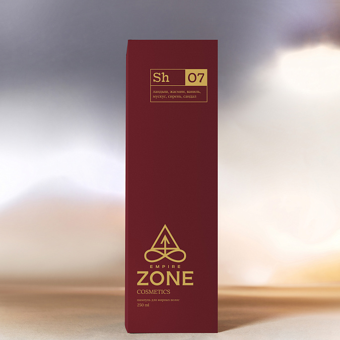 картинка Шампунь для жирных волос Empire Zone cosmetics 07 от магазина EMPIRE ZONE 