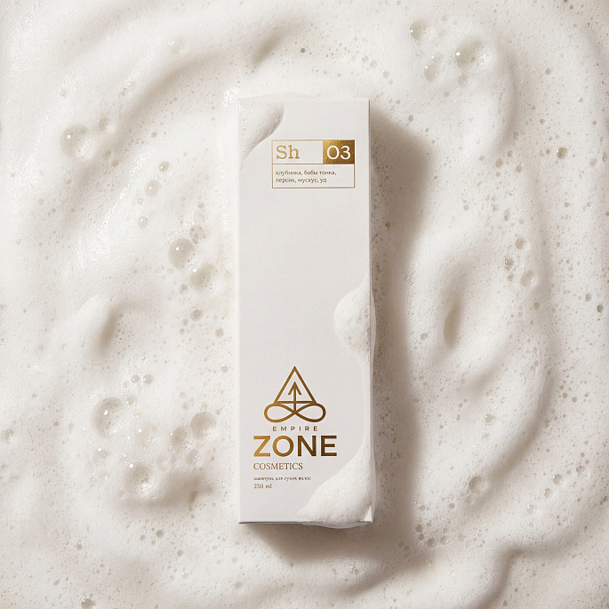 картинка Шампунь для сухих волос Empire Zone cosmetics 03 от магазина EMPIRE ZONE 