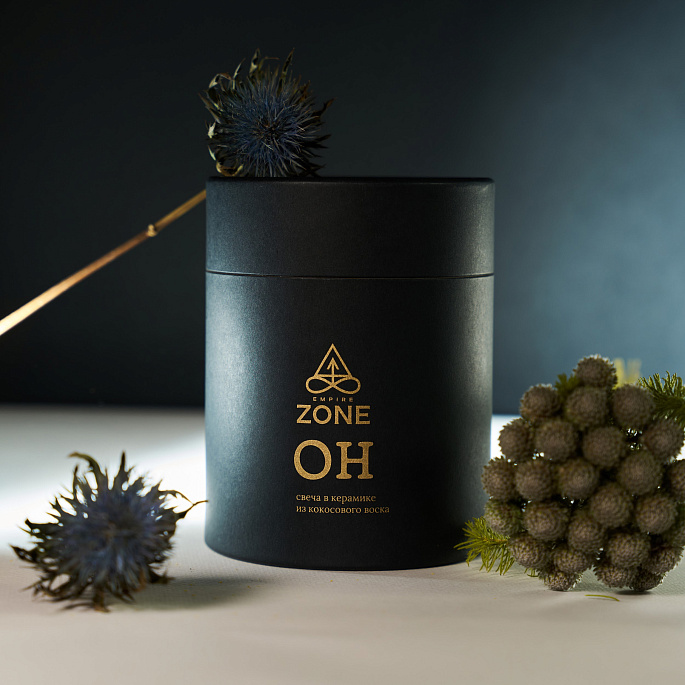 картинка Свеча в керамике Zone Interior Line "OH" магазин EMPIRE ZONE  картинка Свеча в керамике Zone Interior Line "OH" от магазина EMPIRE ZONE