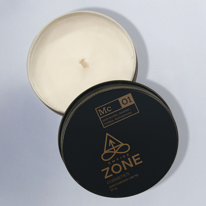 картинка Массажная свеча Empire Zone cosmetics 01 от магазина EMPIRE ZONE 