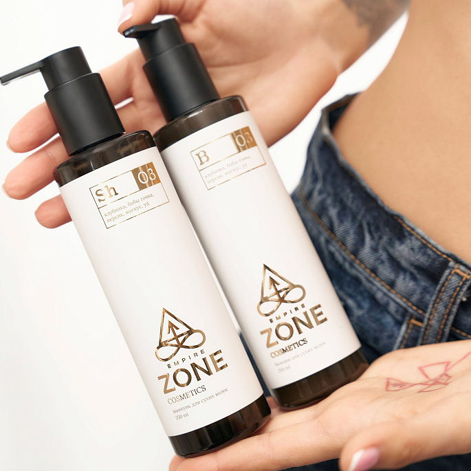картинка Шампунь для сухих волос Empire Zone cosmetics 03 от магазина EMPIRE ZONE 