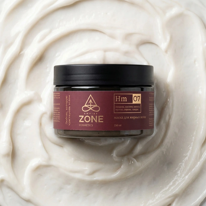 картинка  Маска для жирных волос Empire Zone Cosmetics 07 от магазина EMPIRE ZONE 