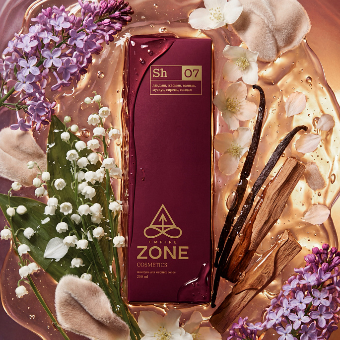 картинка Шампунь для жирных волос Empire Zone cosmetics 07 от магазина EMPIRE ZONE 