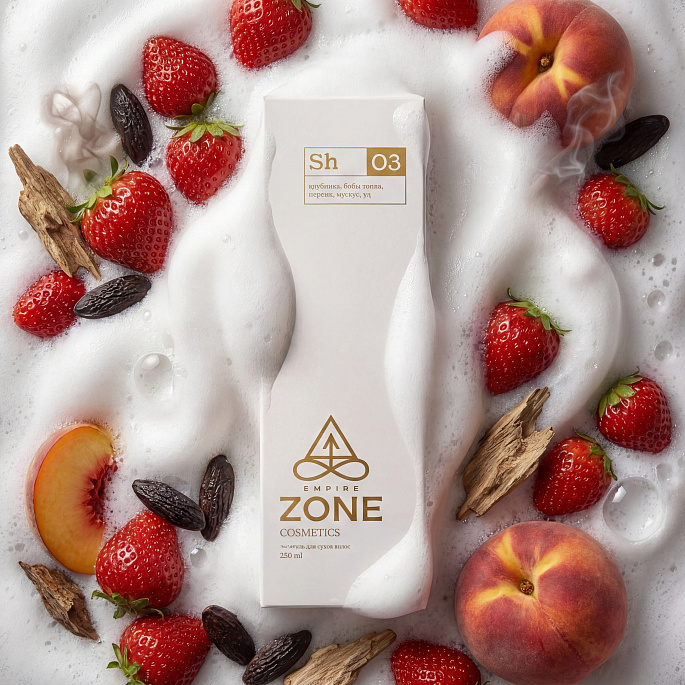 картинка Шампунь для сухих волос Empire Zone cosmetics 03 от магазина EMPIRE ZONE 