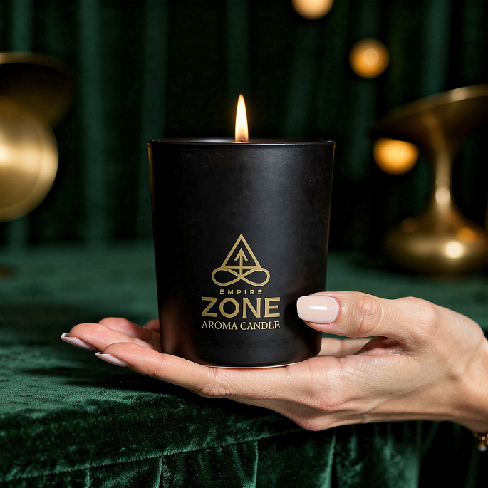 картинка Свеча в стекле Zone Aroma A Priori от магазина EMPIRE ZONE 